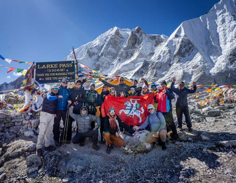 Žygis Nepale. Larke pass, Manaslu, Piligrimas